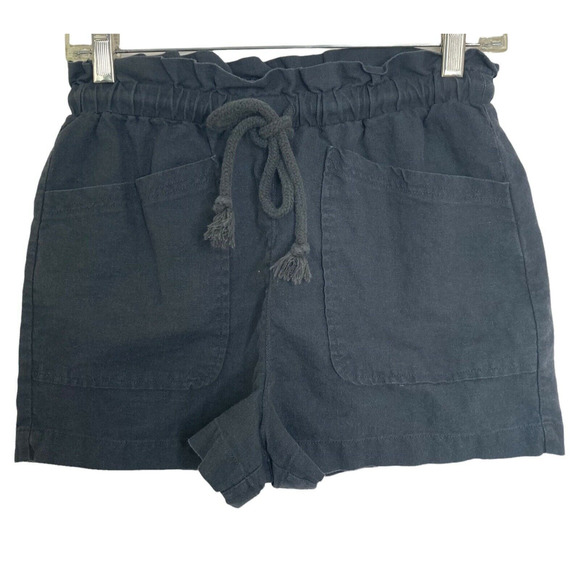 Universal Thread Shorts Womens XS Charcoal Black Drawstring - Picture 9 of 9